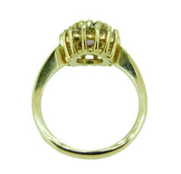 14k Yellow Gold 1.07ct Purple Genuine Natural Sapphire and Diamond Ring (#J1572)