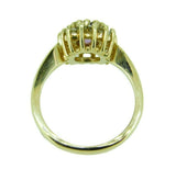 14k Yellow Gold 1.07ct Purple Genuine Natural Sapphire and Diamond Ring (#J1572)
