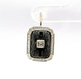 14k White Gold General Natural Diamond Earrings (#J5525)