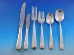 Old Maryland Plain by Kirk Sterling Silver Flatware Set Service 48 pcs