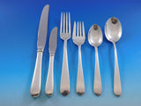 Old Maryland Plain by Kirk Sterling Silver Flatware Set Service 48 pcs
