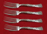 Vine by Tiffany and Co Sterling Silver Fish Fork Set 4pc AS Custom Made 7"