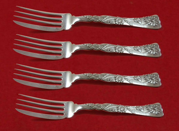 Vine by Tiffany and Co Sterling Silver Fish Fork Set 4pc AS Custom Made 7"