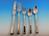 Todd Hill Gold by Kate Spade Stainless Steel Flatware Set Service 6 New 30 pcs