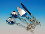 White Orchid by Michael Aram Stainless Serving Set Wedding Cake Set 4 Pc - New