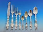 Lily by Whiting Sterling Silver Flatware Set for 8 Dinner Service 72 Pcs