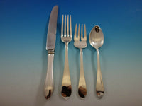 Pointed Antique by R&B D&H Sterling Silver Flatware Set Service 135 Pcs Dinner