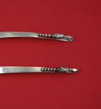 Blossom by Unknown Mexican Sterling Silver Salad Serving Set 2-Piece 8 1/2"