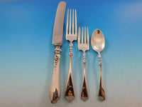 Nellie Custis by Lunt Sterling Silver Flatware Set Service 41 pieces Dinner