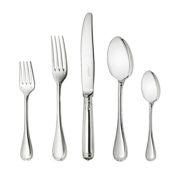 Malmaison by Christofle Silver Plated Flatware 5-pc Place Setting Dinner New