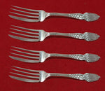 Broom Corn by Tiffany and Co Sterling Silver Fish Fork Set 4pc AS Custom Made 7"