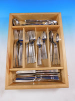 Baluster by Gorham Stainless Steel Flatware Set Service 8 Estate 45 pieces