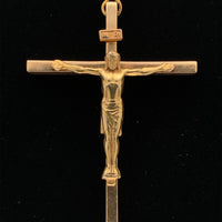 14k Yellow Gold Creed Rosary with Genuine Natural Amethyst Beads (#J5961)