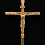 14k Yellow Gold Creed Rosary with Genuine Natural Amethyst Beads (#J5961)