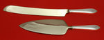 Reeded Edge by Tiffany and Co Sterling Silver Wedding Cake Set Server 2pc Custom