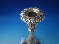 Luxembourg by Gorham Sterling Silver Candlestick Pair #A2918 c. 1915 (#5973)