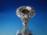 Luxembourg by Gorham Sterling Silver Candlestick Pair #A2918 c. 1915 (#5973)