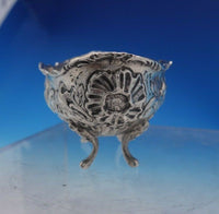 German .800 Silver Salt Dip with Birds and Foliage 2" x 3 1/2" 1.4 ozt. (#4047)