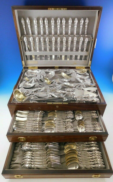 Virginiana by Gorham Sterling Silver Flatware Set for 12 Service 186 pcs Dinner