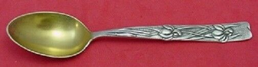 Vine By Tiffany Sterling Silver Demitasse Spoon w/ Iris GW 4 7/8"