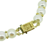 Freshwater Pearl Necklace with 14k Beads (#J2141)