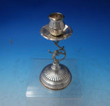 Cherub by Unknown Austrian Sterling Silver Candlestick Pair 6 1/2" c1910 (#5825)