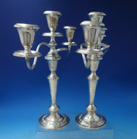 Strasbourg by Gorham Sterling Silver Candelabra Pair 3-Light #1130 (#6063)