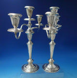 Strasbourg by Gorham Sterling Silver Candelabra Pair 3-Light #1130 (#6063)