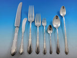 Chased Diana by Towle Sterling Silver Flatware Set Service 50 pcs Dinner