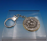 Buccellati Italian Italy Sterling Silver Key Ring Angels Gold Accent New (#4537)