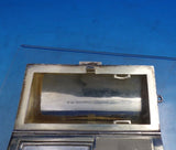 Austrian .935 Silver Compact with Gold Washed Interior Engraved 3 3/8" (#7011)