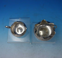 Oval Twist by Whiting Sterling Silver Demitasse Sugar Creamer Set 2pc (#5438)