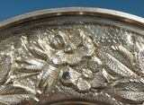 Baltimore Rose by Schofield Sterling Silver Butter Pat #404 3 1/2" (#2862)