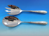Poinsettia by Wallace Sterling Silver Serving Set Christmas 5-piece Holiday