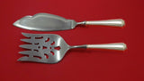 Wilton Armetale Large Fish Tray + 2-pc Fairfax by Gorham Sterling Serving Set