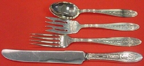 Wedgwood By International Sterling Silver Dinner Size Place Setting(s) 4pc
