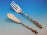 Corsage by Kirk Stieff Sterling Silver Flatware Set for 8 Service 60 pieces