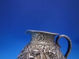 Repousse by Kirk 91.66 Silver Cream Pitcher 11OZ mark 3 3/4" Early (#7349)