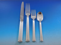 Triade by Christofle France Silverplated Flatware Set for 6 Service 31 pieces