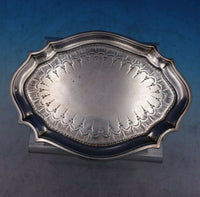 Charles Aldridge English Georgian Sterling Silver Card Tray circa 1787 (#6751)