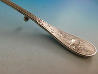 Japanese by Tiffany and Co. Sterling Silver Stuffing Spoon w/ Button 12 1/2"
