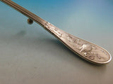 Japanese by Tiffany and Co. Sterling Silver Stuffing Spoon w/ Button 12 1/2"