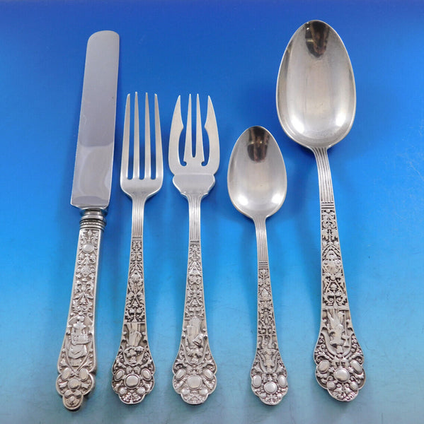 Medici Old by Gorham Sterling Silver Flatware Set for 8 Service 40 Pieces