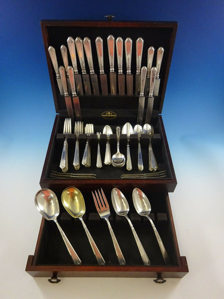 Princess Patricia by Durgin Sterling Silver Flatware Set 8 Service 93 Pcs M Mono