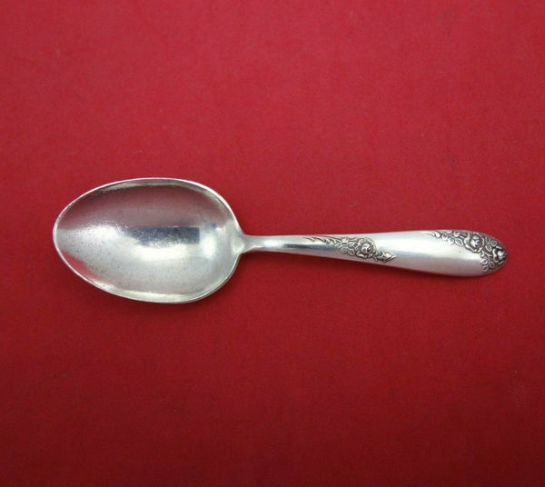 Sweetheart Rose by Lunt Sterling Silver Baby Spoon 4 1/8" Vintage Silverware
