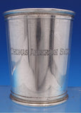 Reed & Barton Sterling Silver Mint Julep Cup 4" #X253 Beaded (#7843)