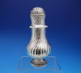 Dutch .833 Silver Georgian Muffineer Swirled 8" (#4685)