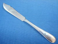 Arvesolv #10 by Hans Hansen Danish Sterling Silver Fish Knife Flat AS 8 5/8"