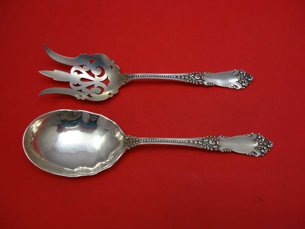 La Marquise by Reed & Barton Sterling Silver Salad Serving Set 2pc Fhas 9 1/4"