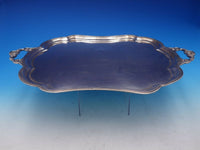 Dmitry Orlov Russian .84 Silver Serving Tray Shell Handles Scalloped (#3805)